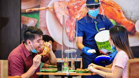 Strict safety measures welcome Mang Inasal diners