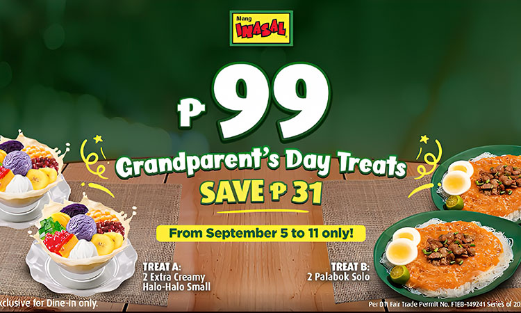 Grandparents get a week-long treat from Mang Inasal