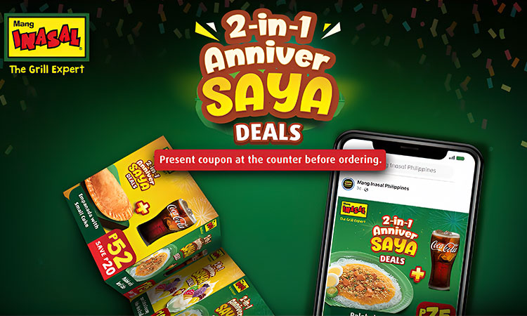 Mang Inasal kicks off 20th anniversary with 2-in-1 AnniverSAYA Deals