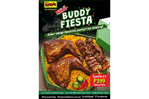 Mang Inasal’s bilao of Ihaw-Sarap favorites now in buddy size