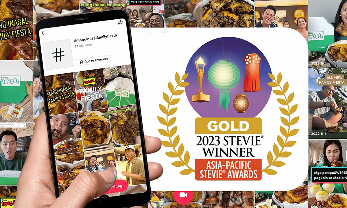 #MangInasalFamilyFiesta TikTok Challenge wins Gold at Asia-Pacific Stevie® Awards