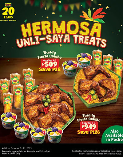 Hermosa Unli-Saya Treats