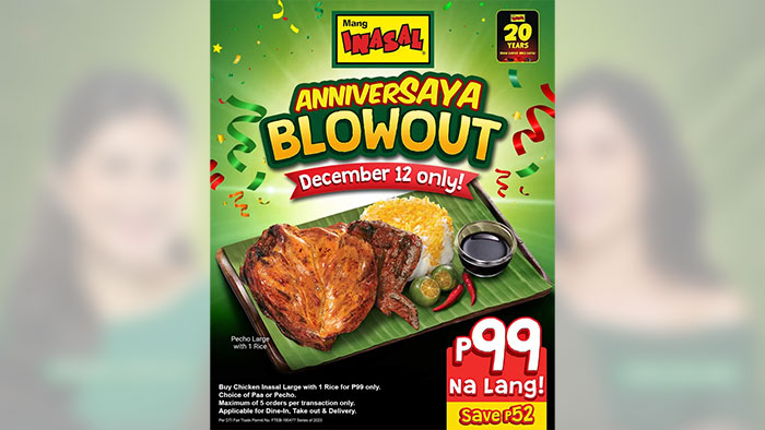 Mang Inasal marks 20th anniversary with a grand back-to-back blowout