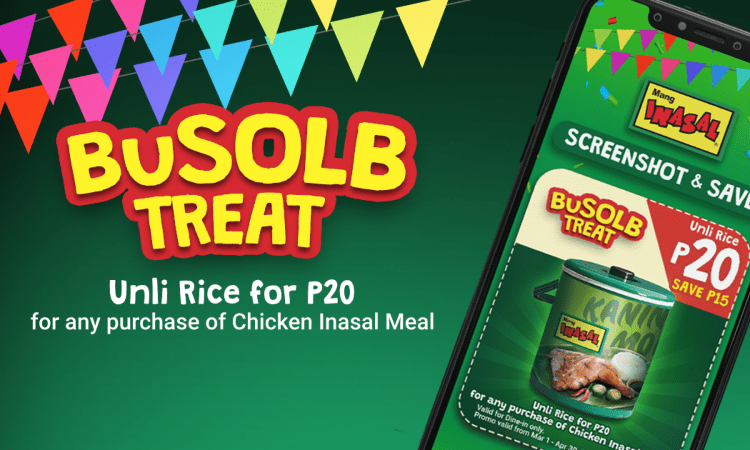 Mang Inasal launches BuSOLB Treat digital coupons