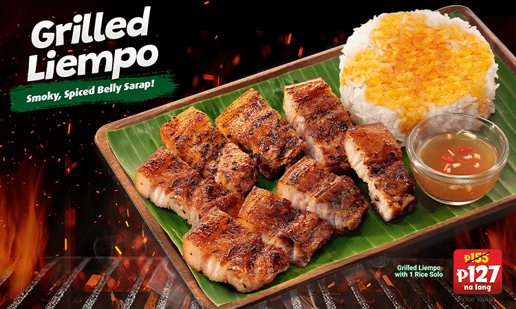 Mang Inasal lowers the price of Grilled Liempo in select areas